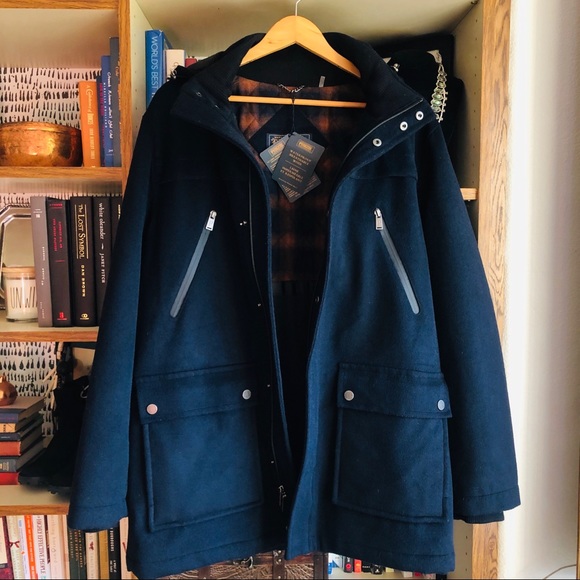 Pendleton // Bainbridge Wool Blend Hooded Coat - Picture 6 of 16